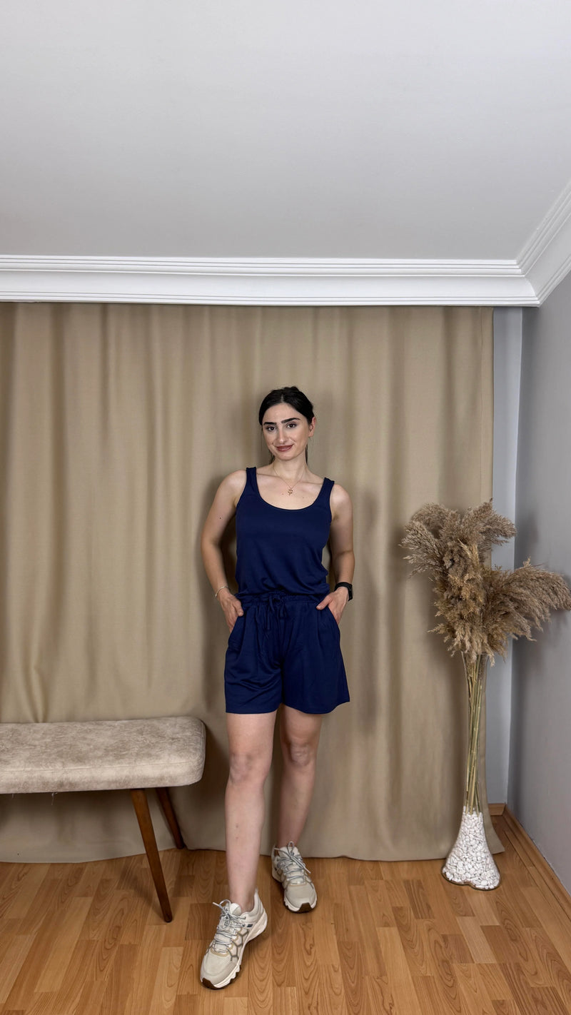 Oys Sıfır Kol Şortlu Takım